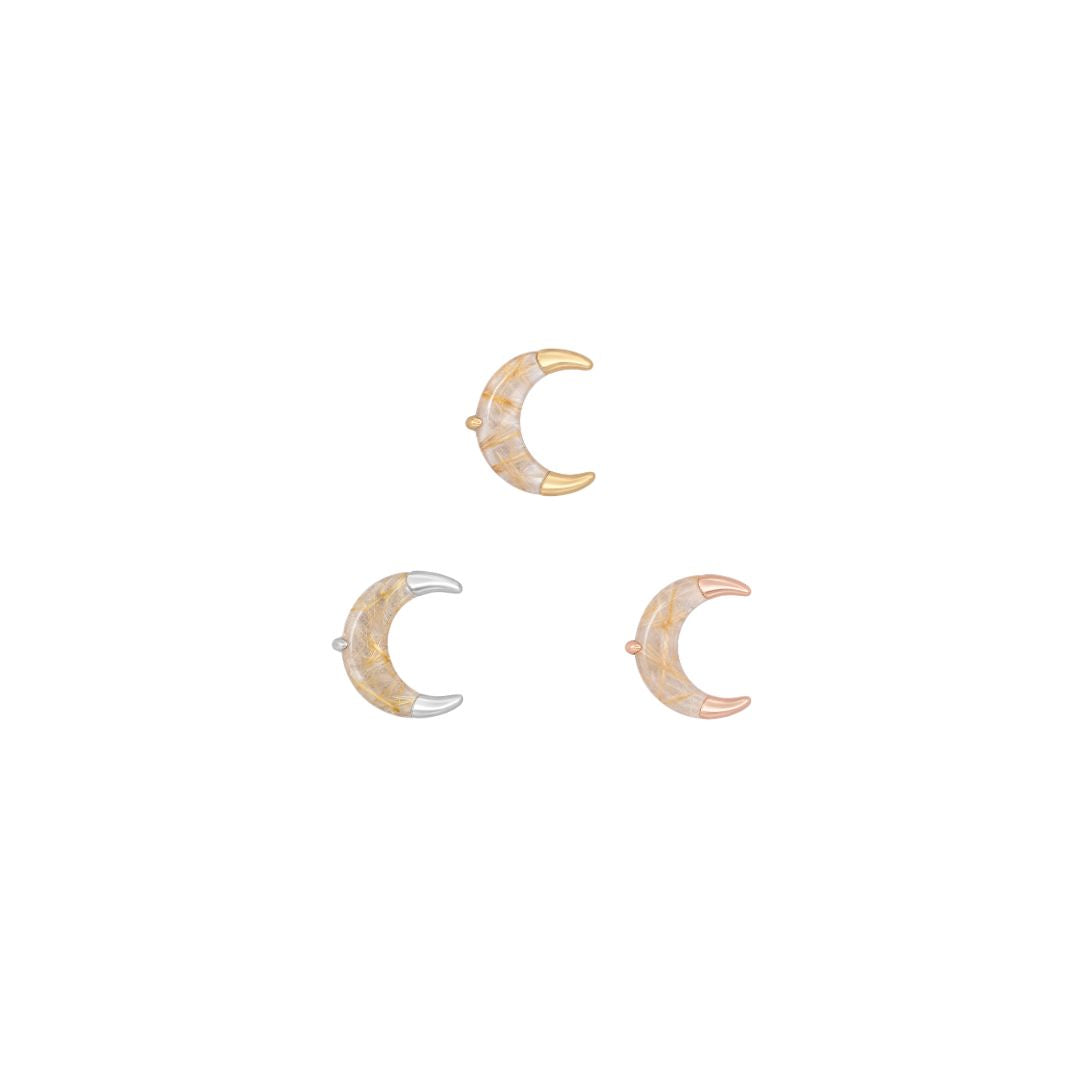Witching Hour Threadless End with Rutilated Quartz Threadless Ends Buddha Jewelry