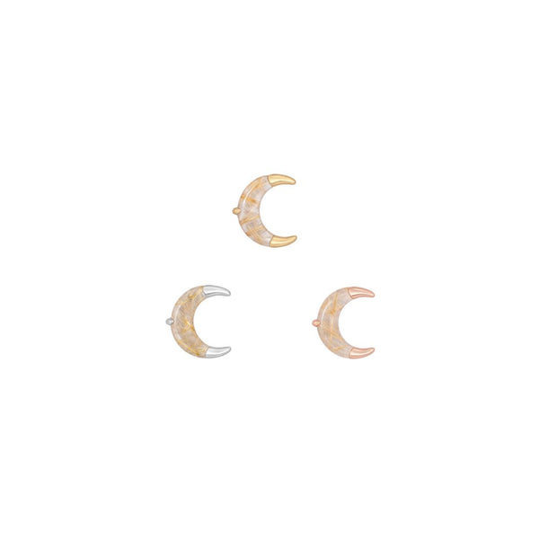 Witching Hour Threadless End with Rutilated Quartz Threadless Ends Buddha Jewelry
