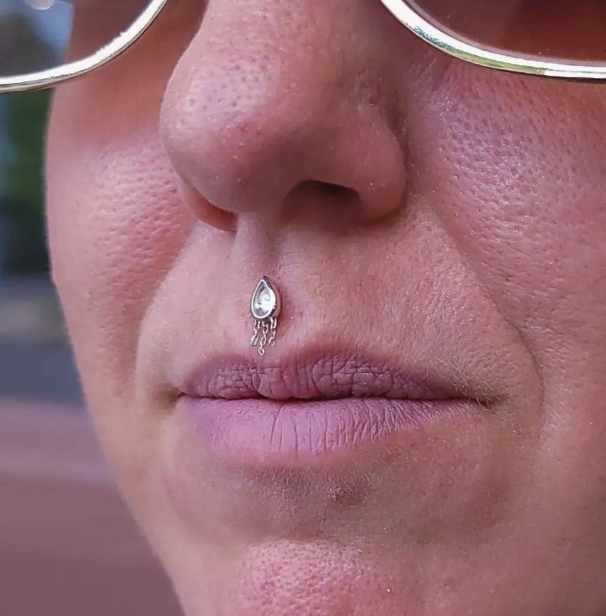 Let's Dance Threadless End with Reverse Set CZ Threadless Ends Buddha Jewelry