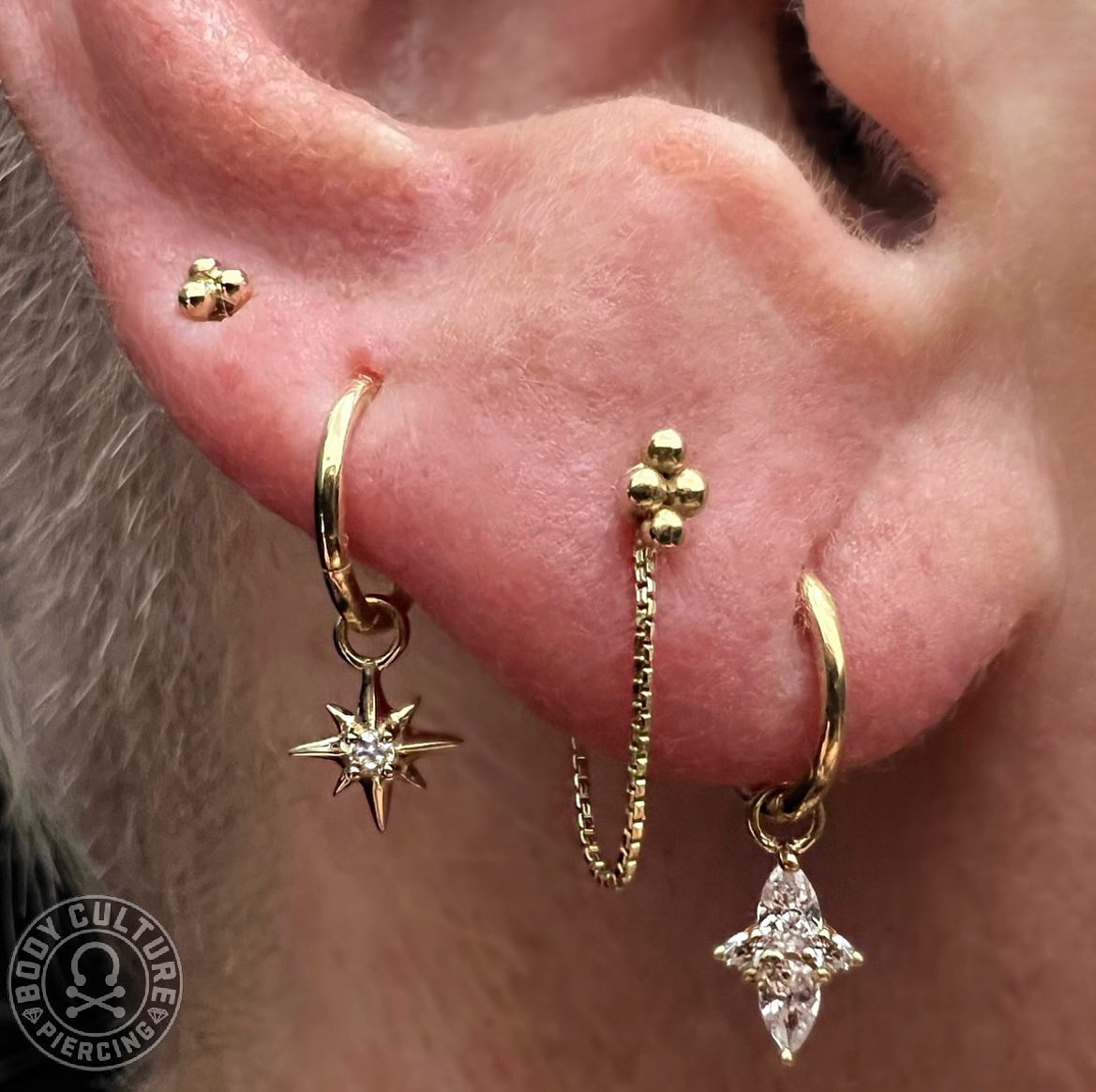 Luminary Charm with CZ Charms Buddha Jewelry