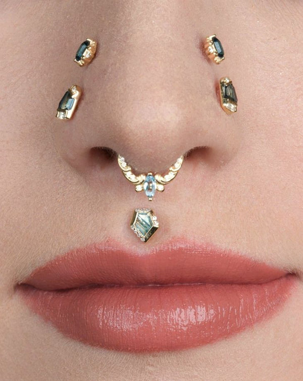 Coterie Clicker with London Blue Topaz Clickers Buddha Jewelry