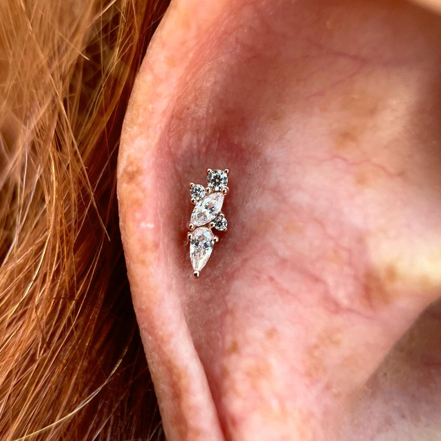 Visionary Threadless End with CZ Threadless Ends Buddha Jewelry