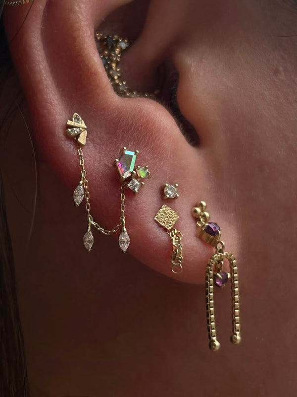 APP-Lyric Chain with CZ Chains Buddha Jewelry