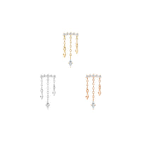 Forward Motion Threadless End with CZ Threadless Ends Buddha Jewelry