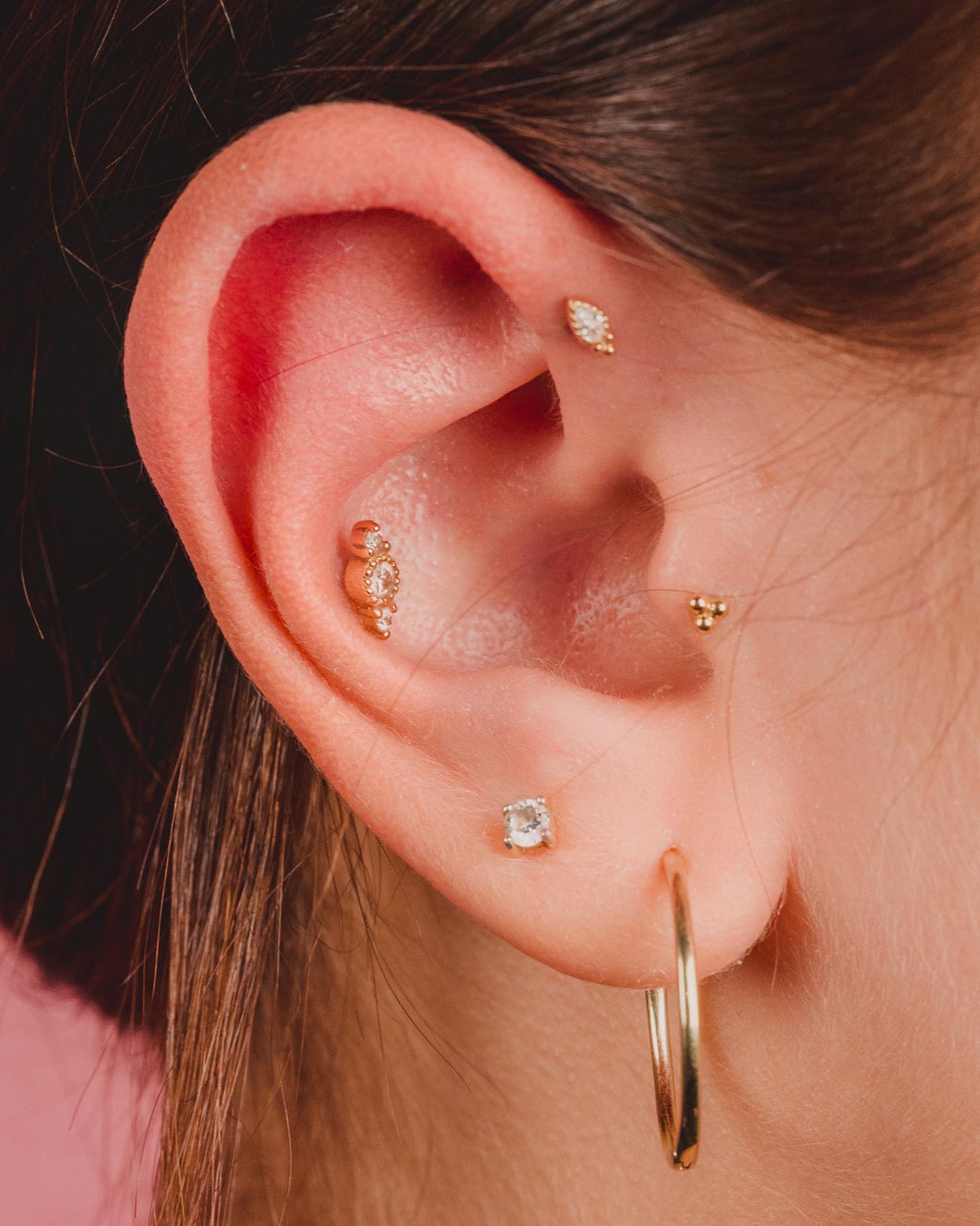 Gala Threadless End with CZ Threadless Ends Buddha Jewelry