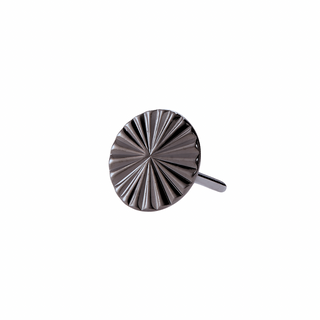 Lazer Disk Rhodium Threadless End Threadless Ends Buddha Jewelry 4mm