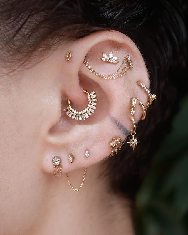 Auralie Threadless End with CZ Threadless Ends Buddha Jewelry