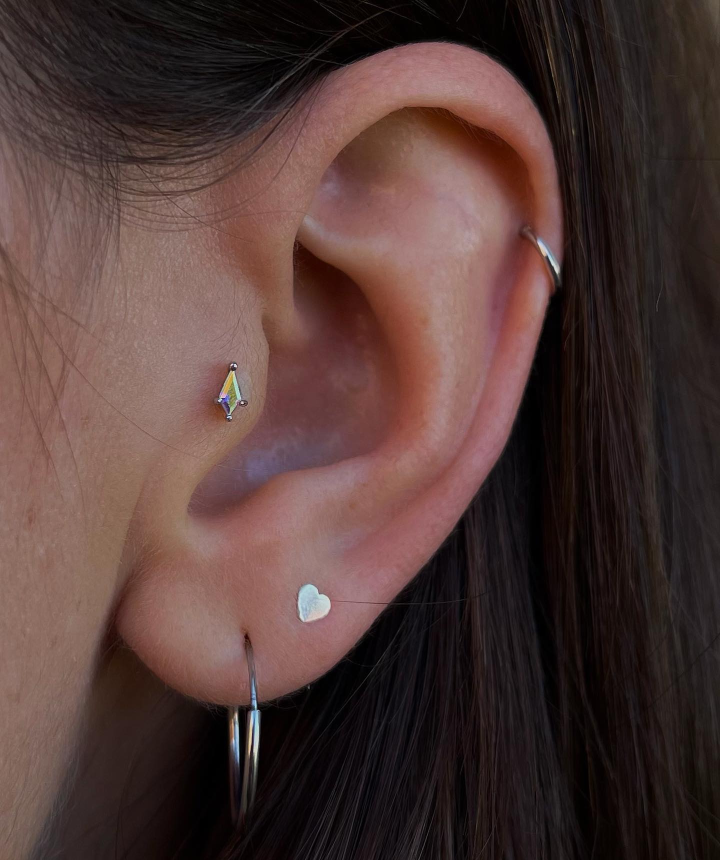 Soho Mini Threadless End with Mercury Mist Topaz Threadless Ends Buddha Jewelry