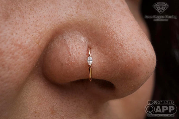 Zuri Seam Ring with CZ Seam Rings Buddha Jewelry