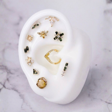 Rise + Shine Clicker with Citrine Ombre Clickers Buddha Jewelry