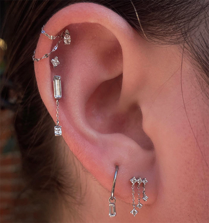 Tile Double Chain Chains Buddha Jewelry