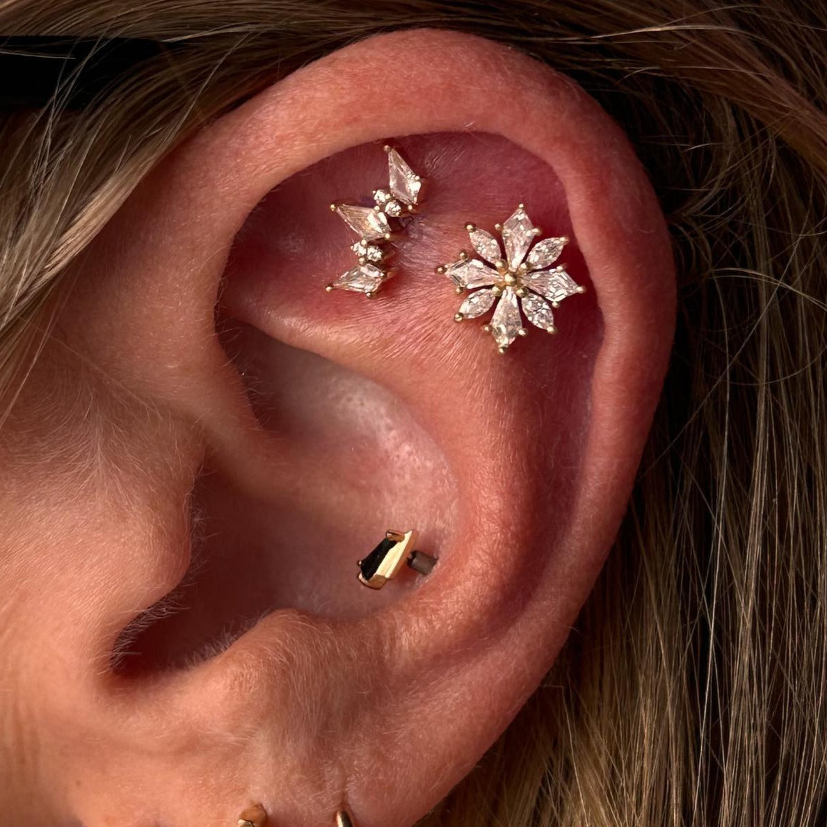 Hauteness Threadless End with CZ Threadless Ends Buddha Jewelry