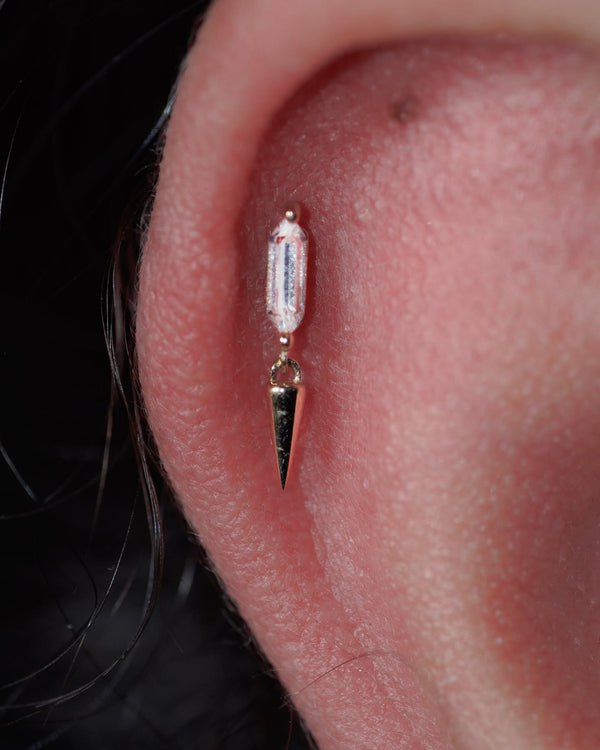 Musea Threadless End with CZ Threadless Ends Buddha Jewelry