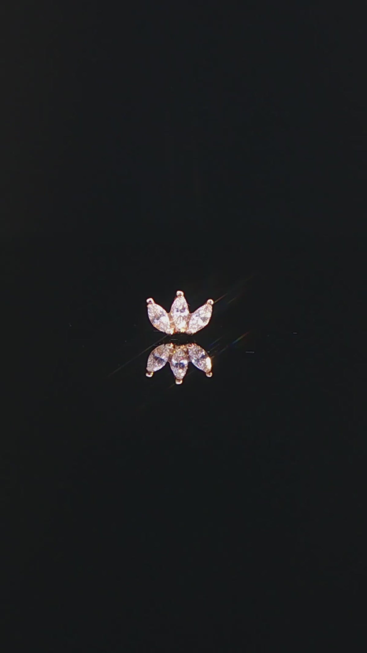 Moet Threadless End with CZ Threadless Ends Buddha Jewelry