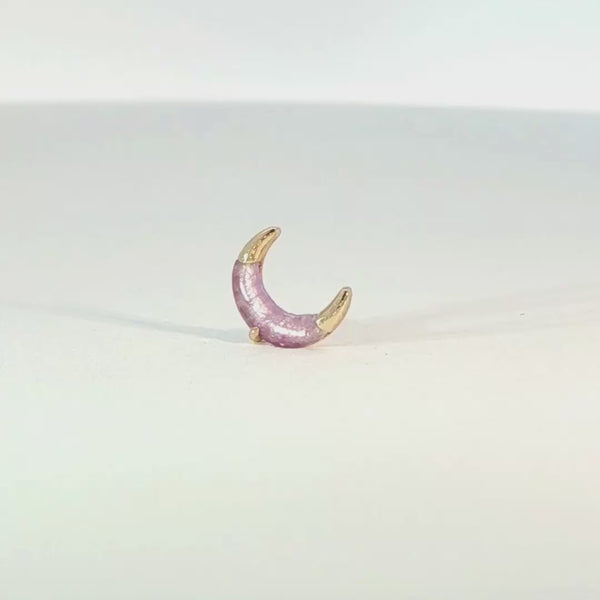 Witching Hour Threadless End with Amethyst Threadless Ends Buddha Jewelry