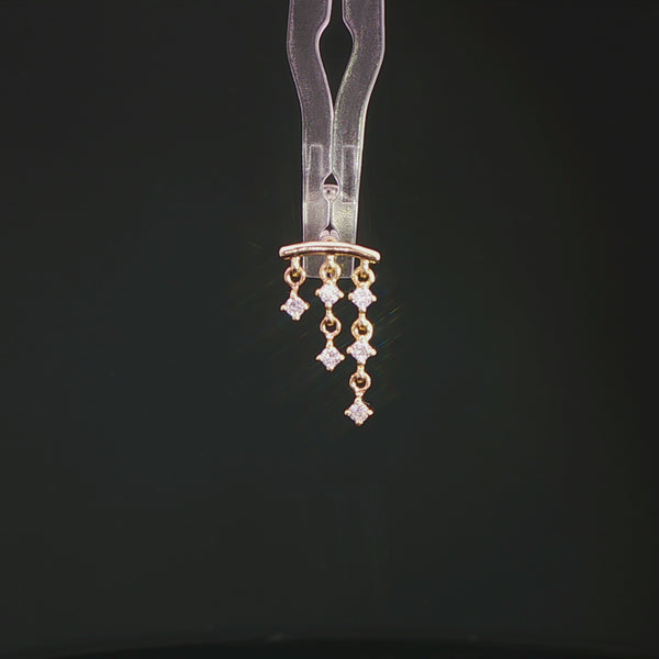 And Beyond Threadless End with CZ Threadless Ends Buddha Jewelry