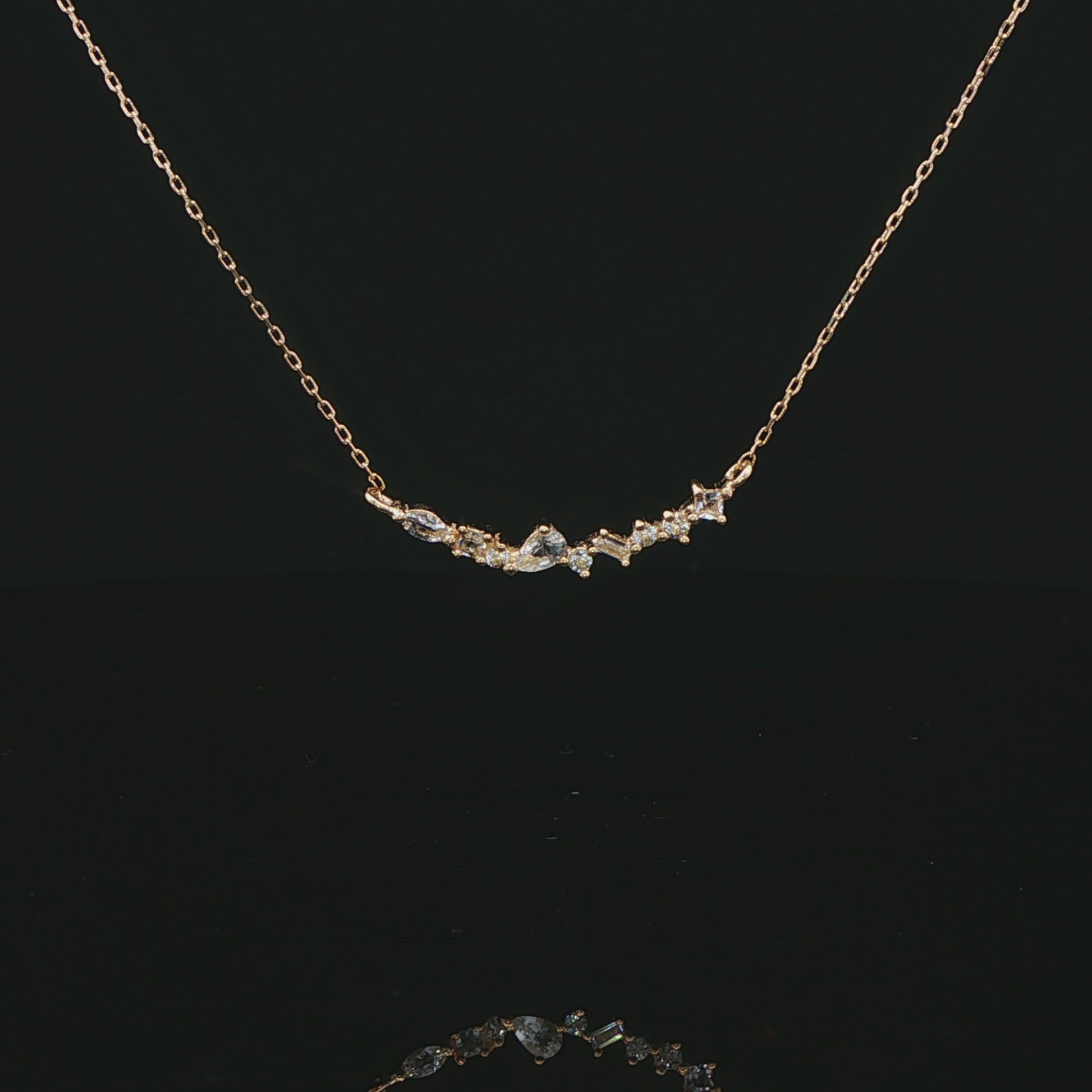 RION x Buddha Jewelry Emrys Necklace with White Topaz Necklaces RION x Buddha Jewelry