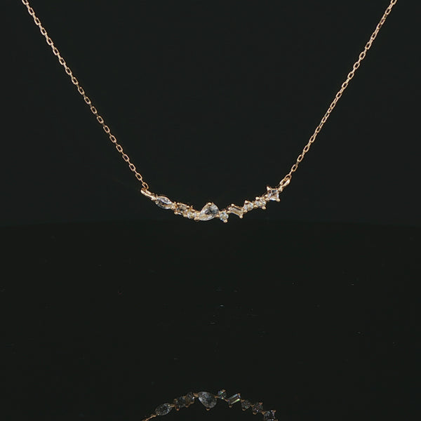 RION x Buddha Jewelry Emrys Necklace with White Topaz Necklaces RION x Buddha Jewelry