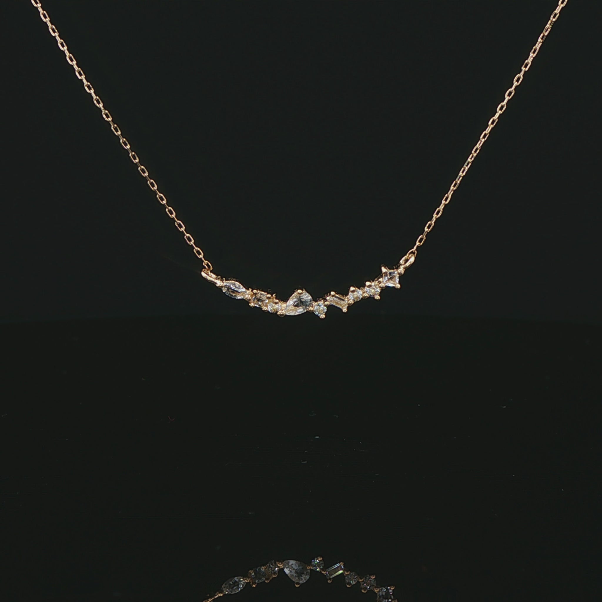 RION x Buddha Jewelry Emrys Necklace with White Topaz Necklaces RION x Buddha Jewelry