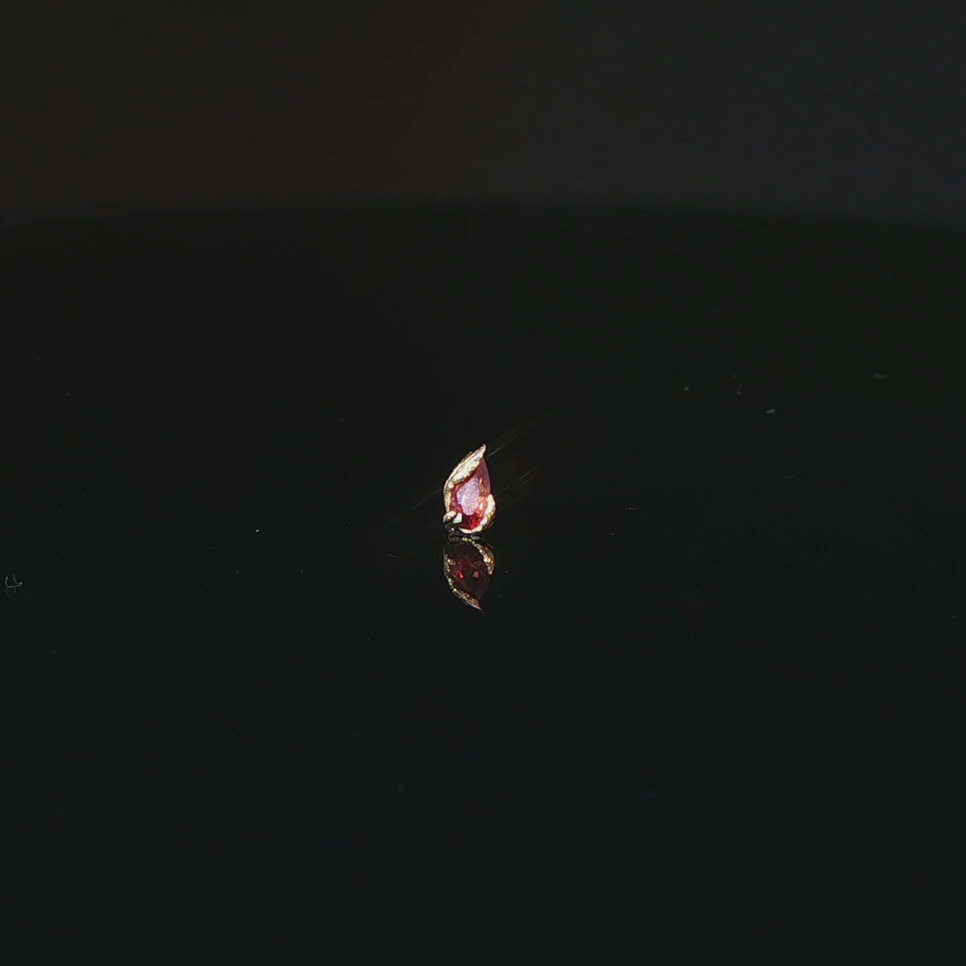 Occasion Threadless End with Garnet Threadless Ends Buddha Jewelry