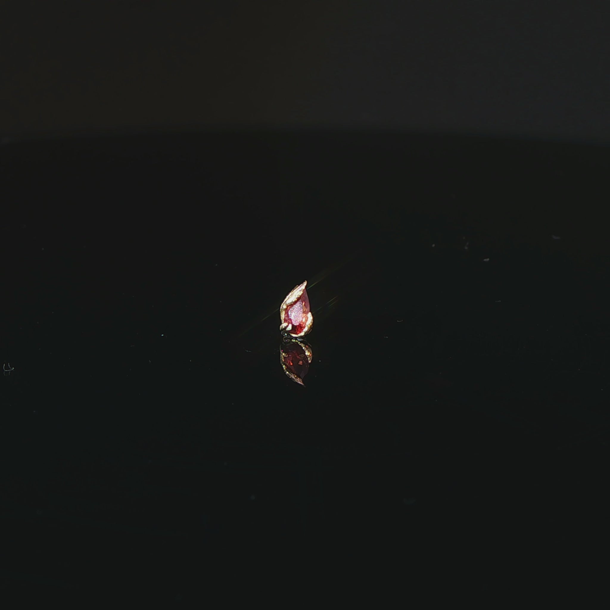 Occasion Threadless End with Garnet Threadless Ends Buddha Jewelry