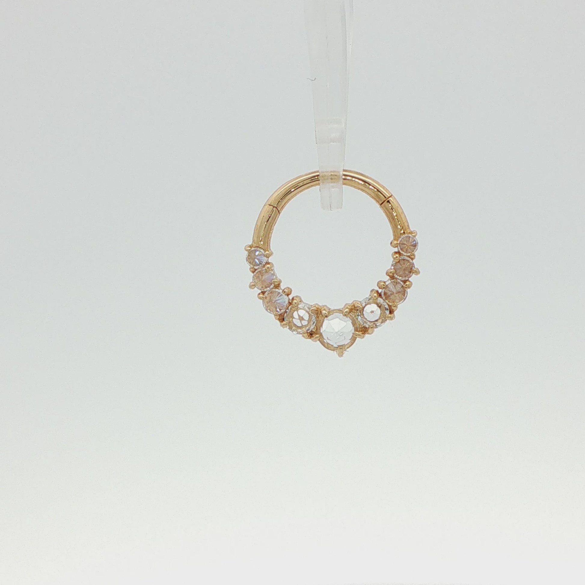 Sitting Pretty Clicker with White Topaz Clickers Buddha Jewelry