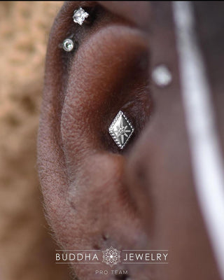 Etoile Genuine Diamond - Threadless End Threadless Ends Buddha Jewelry   