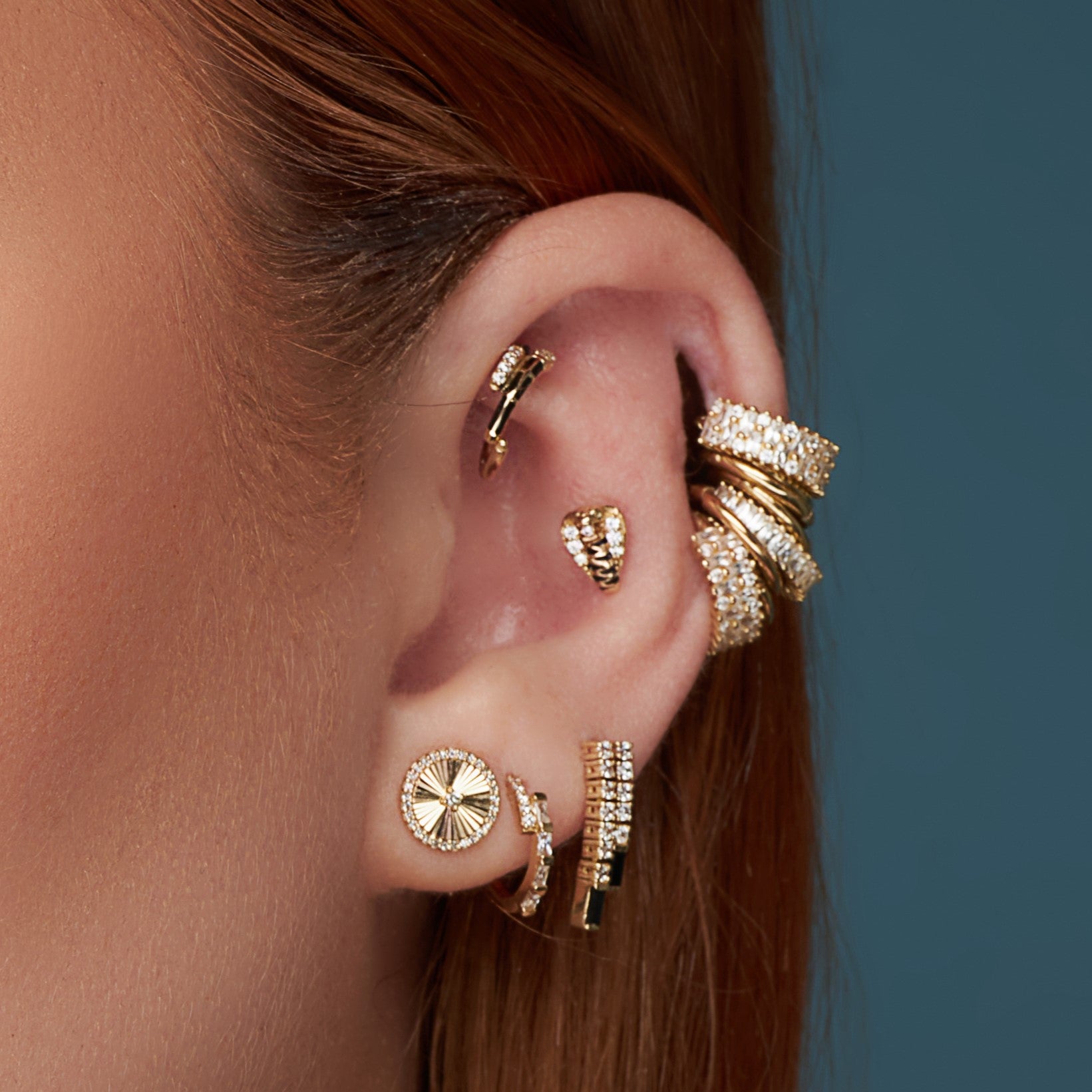 Savage Threadless End with CZ Threadless Ends Buddha Jewelry