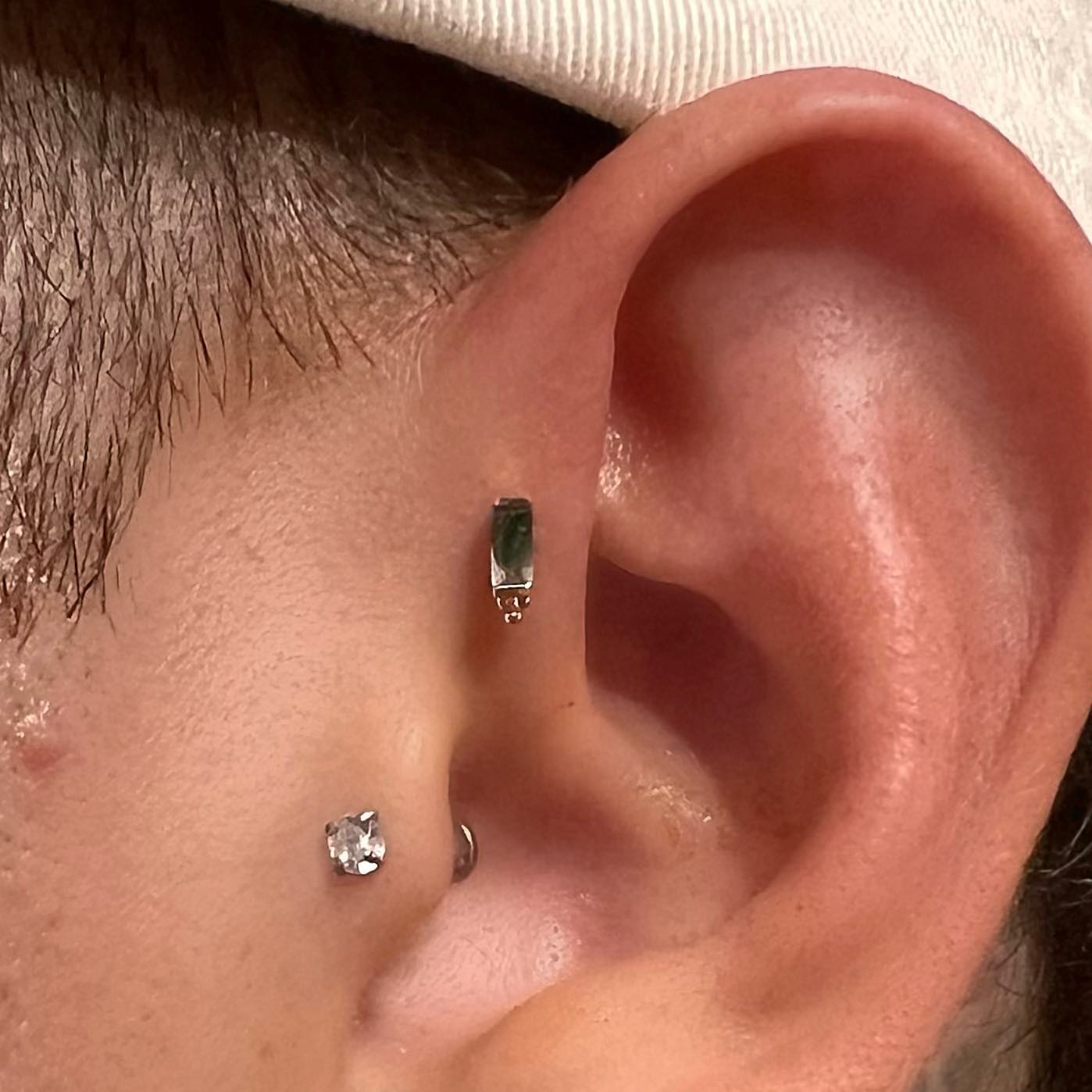 Dior Threadless End with Moss Agate Threadless Ends Buddha Jewelry