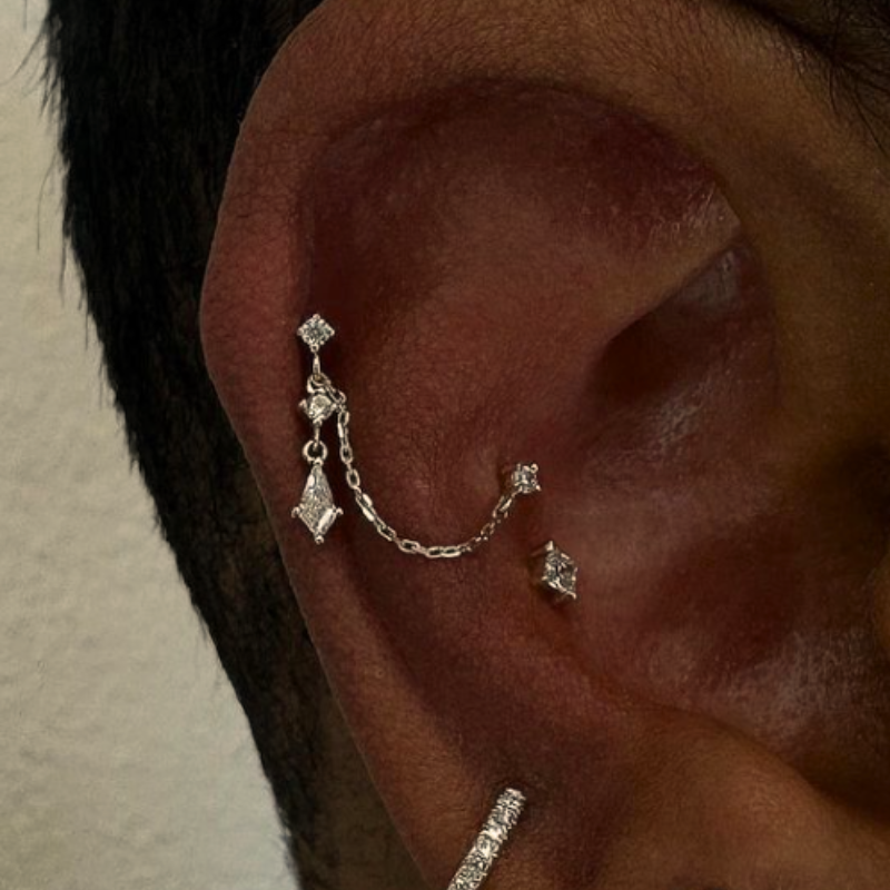 Flaunt Threadless End with CZ Threadless Ends Buddha Jewelry