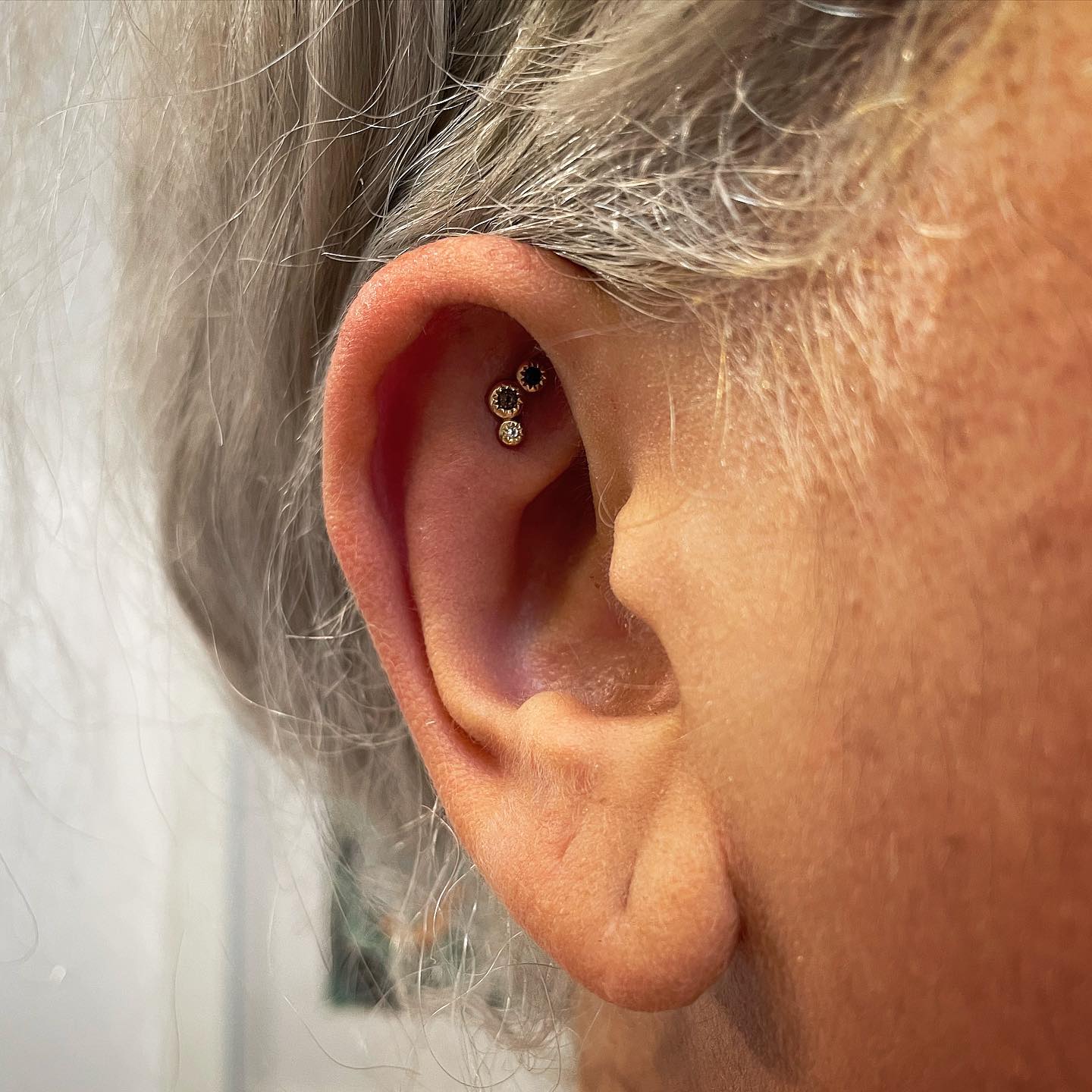 Dig It Threadless End with Smoky Quartz + Black Spinel Threadless Ends Buddha Jewelry