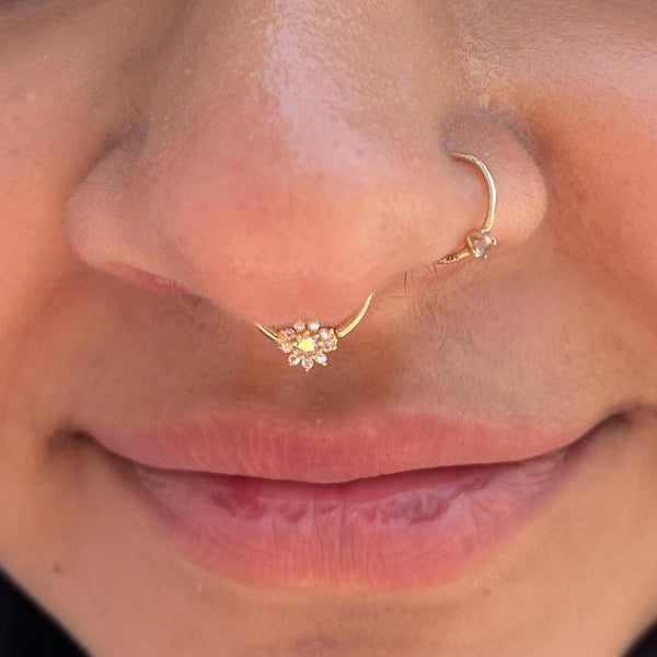 Eloise Seam Ring with CZ Seam Rings Buddha Jewelry