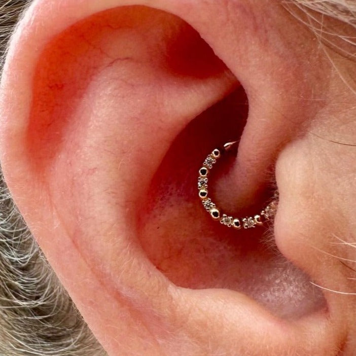 Love Is Love Clicker with CZ Clickers Buddha Jewelry