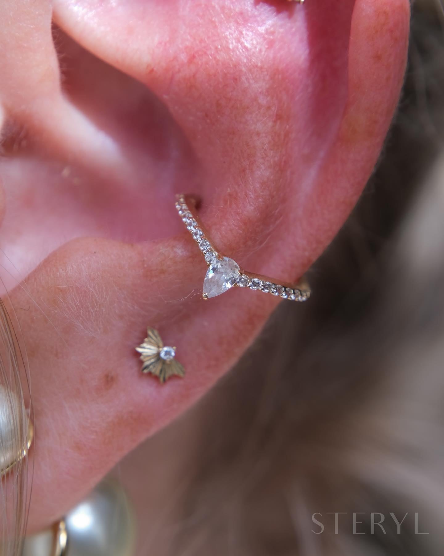 Nyx Clicker with CZ Clickers Buddha Jewelry