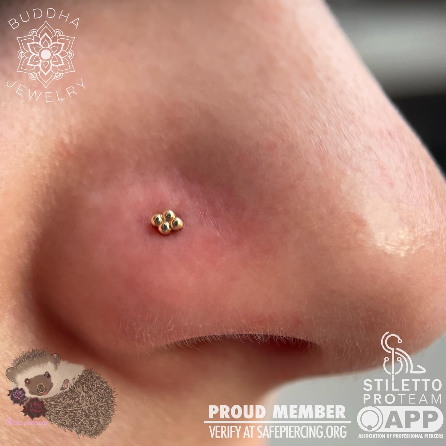 4 Bead Mini Cluster Threadless End Threadless Ends Buddha Jewelry