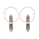 Alchemy Weights - Smoky Quartz + Rose Gold Plated Weights Buddha Jewelry