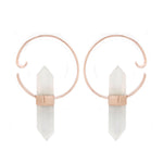 Alchemy Weights - Crystal Quartz + Rose Gold Plated Weights Buddha Jewelry