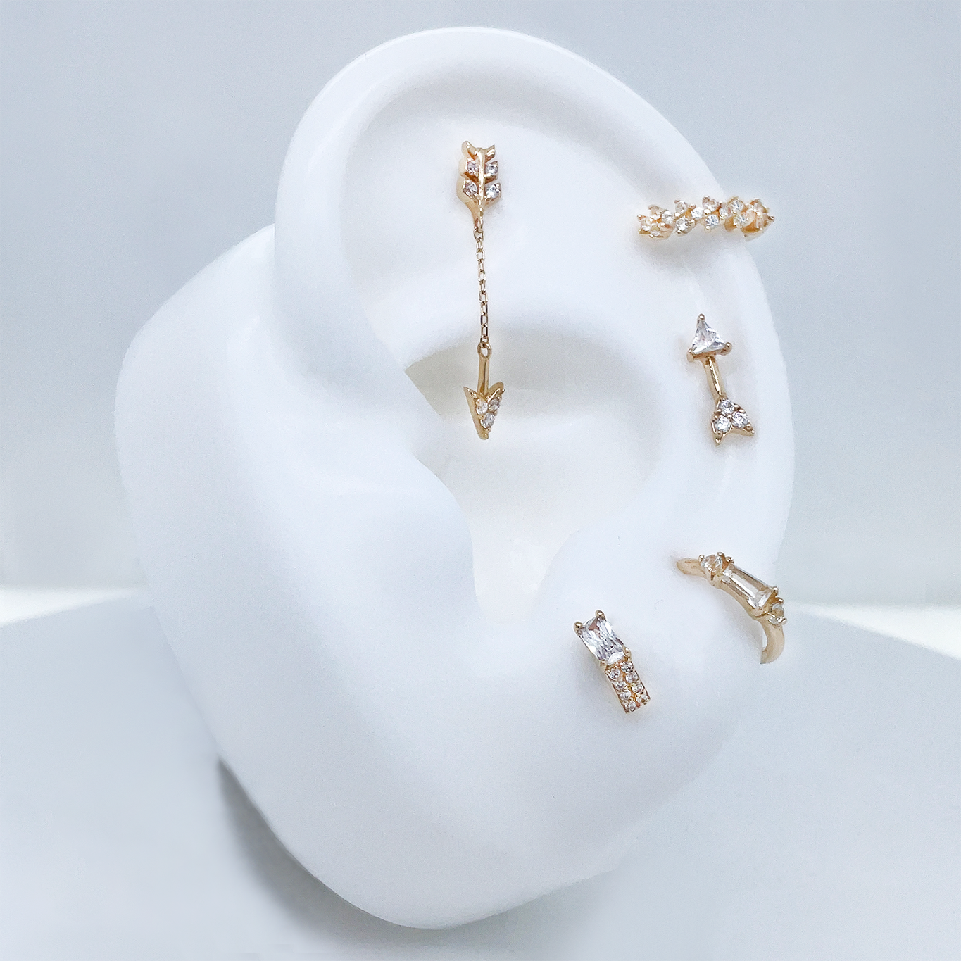 Zandra Threadless End with CZ Threadless Ends Buddha Jewelry