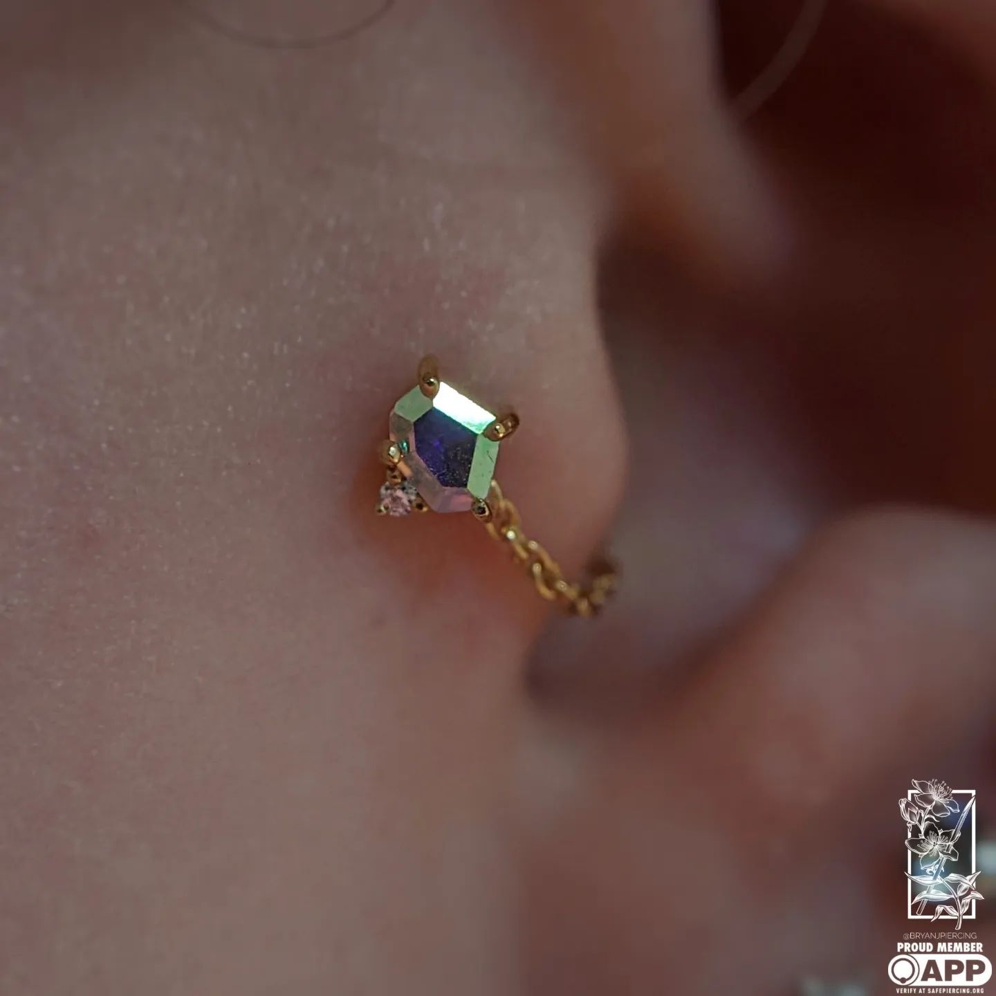 Elicit Threadless End with Mercury Mist Topaz Threadless Ends Buddha Jewelry