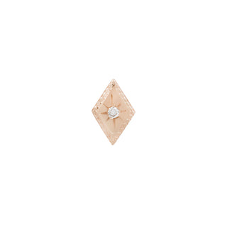Etoile Genuine Diamond - Threadless End Threadless Ends Buddha Jewelry Rose Gold  
