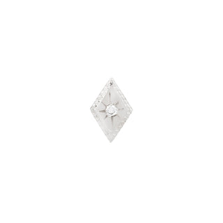 Etoile Genuine Diamond - Threadless End Threadless Ends Buddha Jewelry White Gold  