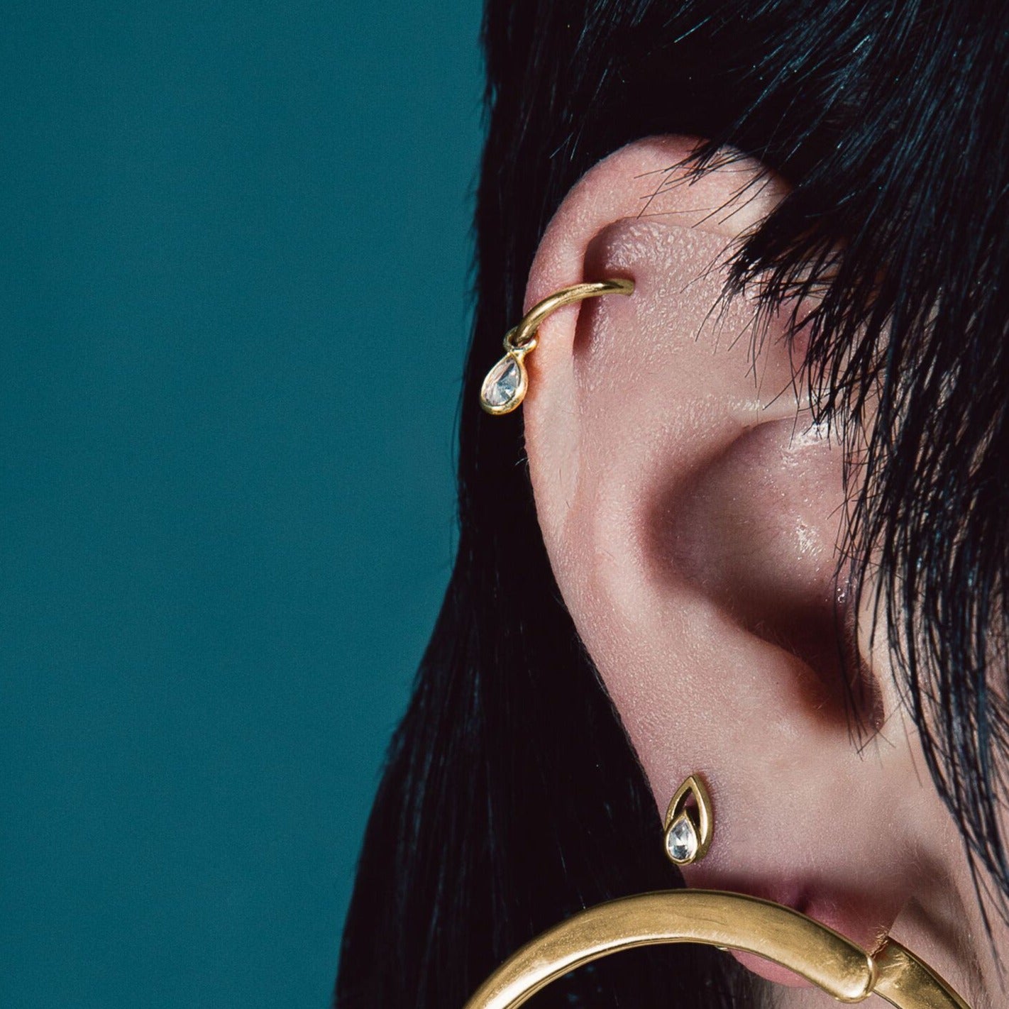 Concorde Charm with White Topaz Charms Buddha Jewelry