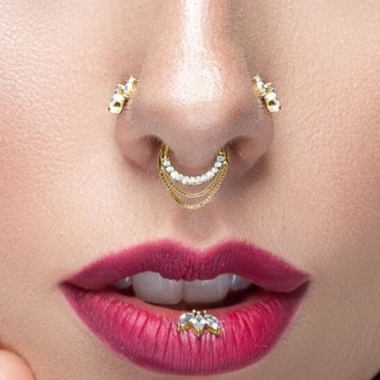 Tempeste Clicker with CZ Clickers Buddha Jewelry