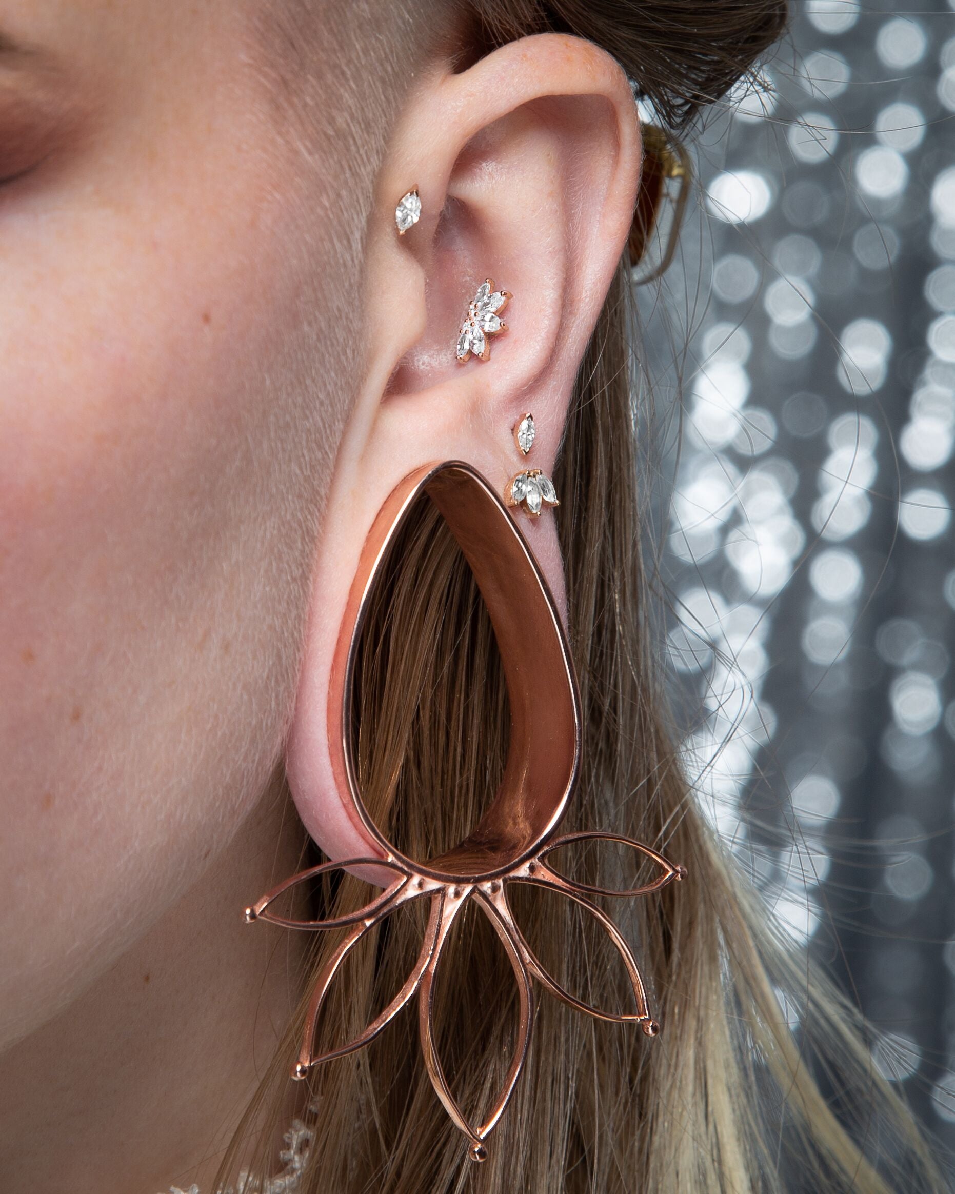 Zuri Threadless End with CZ Threadless Ends Buddha Jewelry