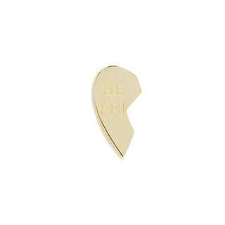 BFF - Best Friends Forever - Threadless End Threadless Ends Buddha Jewelry Yellow Gold Left 