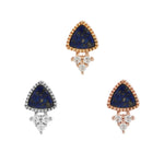 Backstage Pass Threadless End with Lapis Threadless Ends Buddha Jewelry