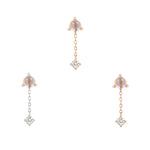 Bianca Threadless End with Moonstone Threadless Ends Buddha Jewelry