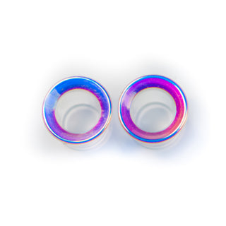 Glass Eyelets - Assorted Iridescent Glass Buddha Jewelry