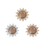 Delphine Threadless End with Labradorite Threadless Ends Buddha Jewelry