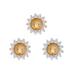 Delphine Threadless End with Rutilated Quartz Threadless Ends Buddha Jewelry